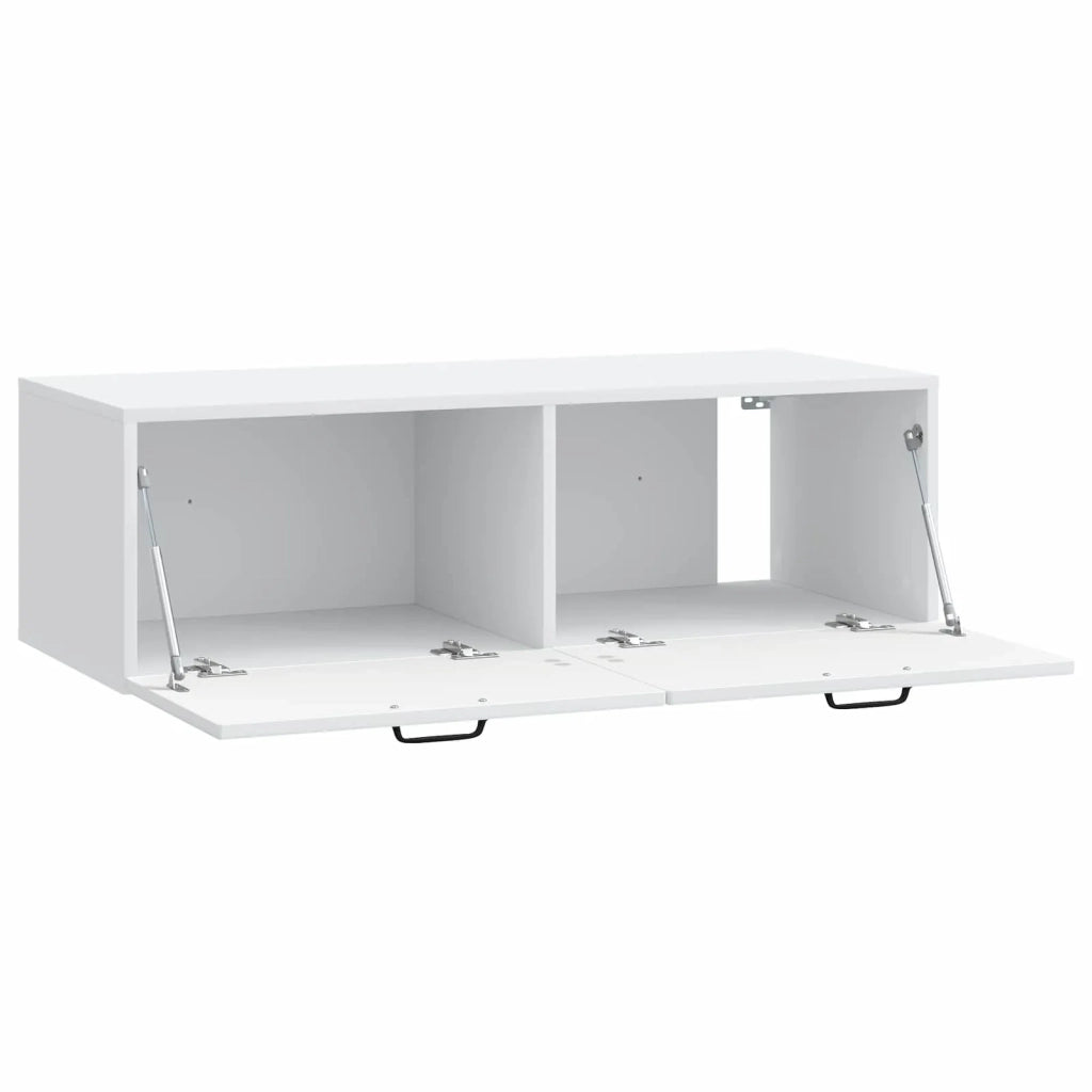 Mobile Porta TV da Muro Bianco 98 x 41 x 30 cm 899375