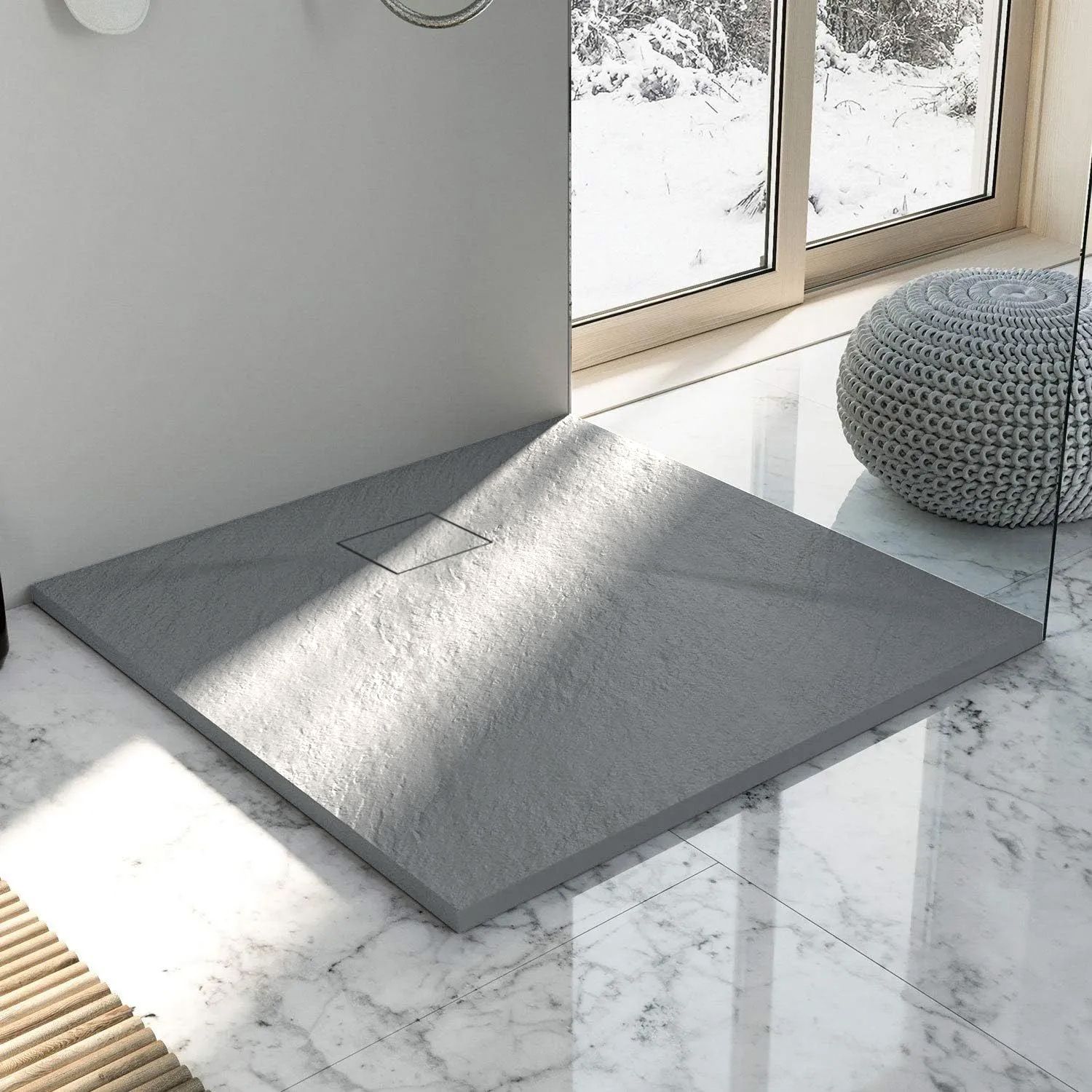 Piatto Doccia Magnum Grey 90x90