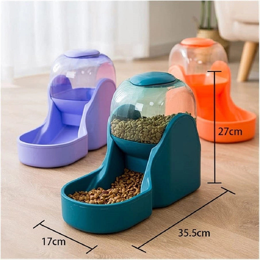 Trade Shop - Mangiatoia Automatica Animali Ciotola Gatto Acqua Alimentazione Distributore 3.8l -