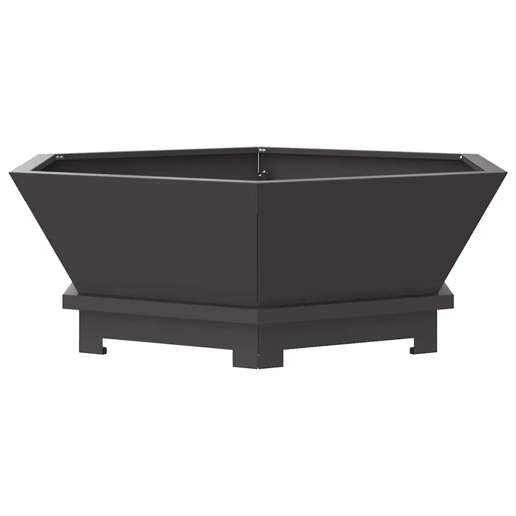 Focolare Nero 75 x 75 x 28 cm Acciaio CFW6833397