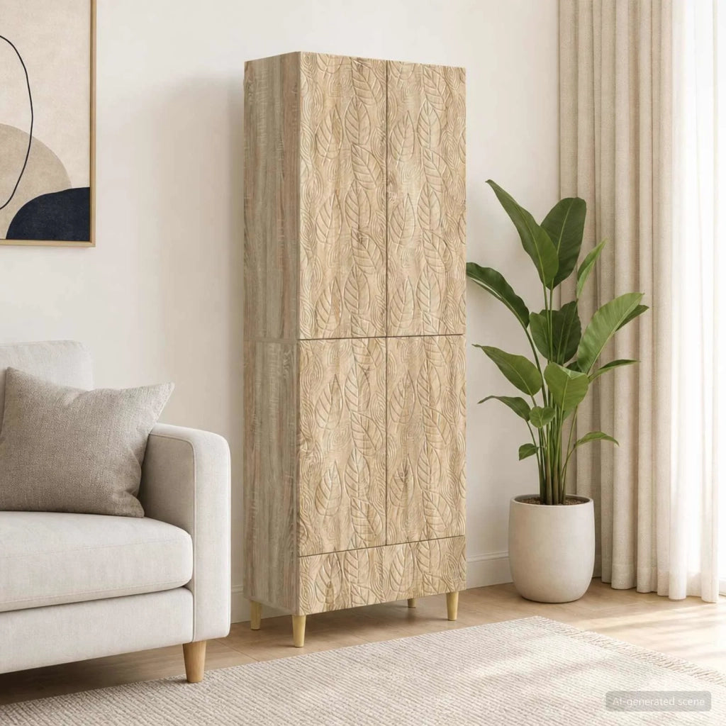 Set di armadi 2 pcs Rovere Sonoma Legno ingegnerizzato 3416693