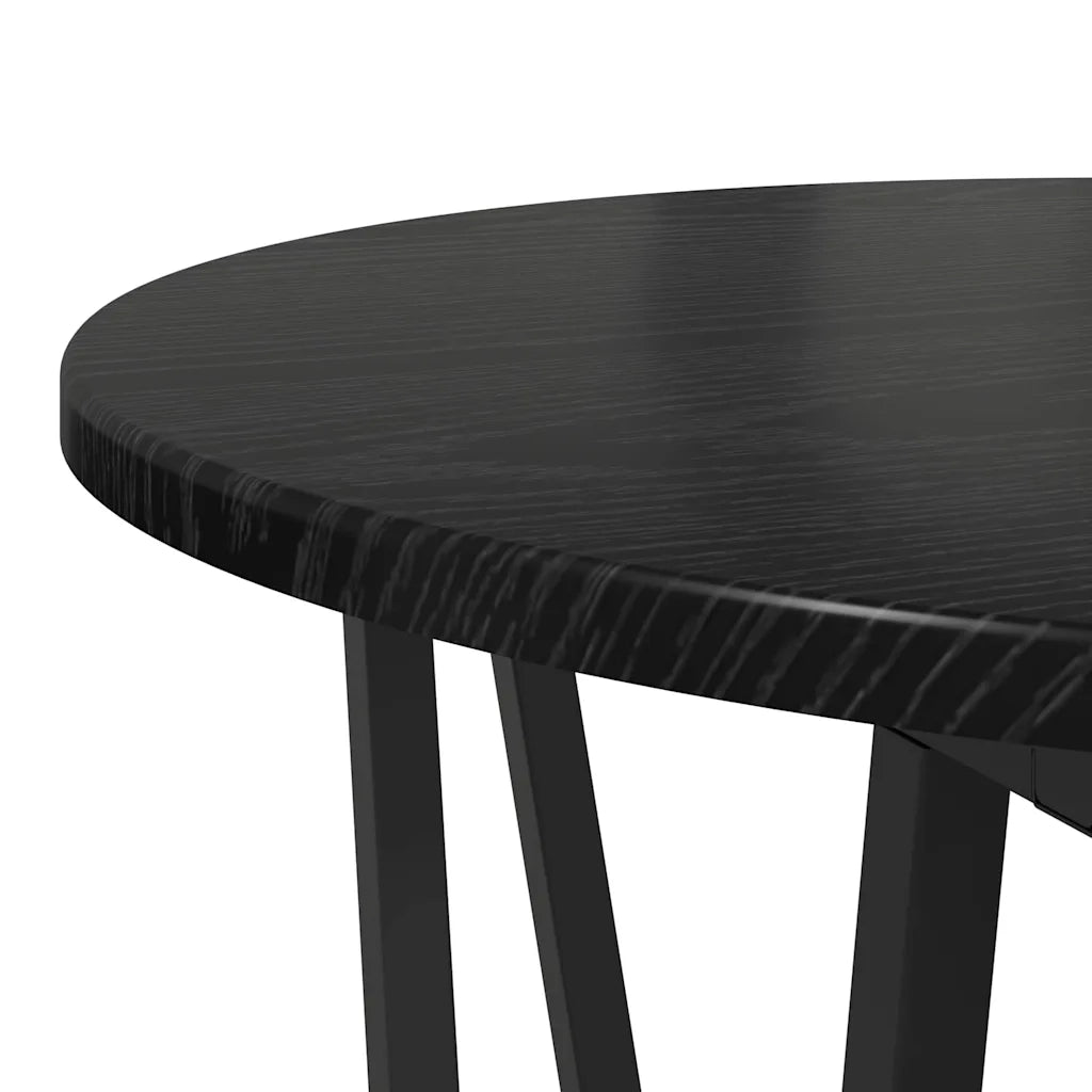 Set tavolini 2 pcs Rovere Nero 869720