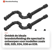 Flessi di combustibile premium in silicone - Montaggio per 028/029/034/036/039 - Resistenti - Duraturi - Prestazioni stabili - Sostituzione per serpenti danneggiati - Serpente di combustibile
