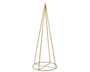 Struttura cono in ferro oro 72x180 cm