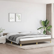 Giroletto senza Materasso Tortora 200x200 cm in Tessuto 347443