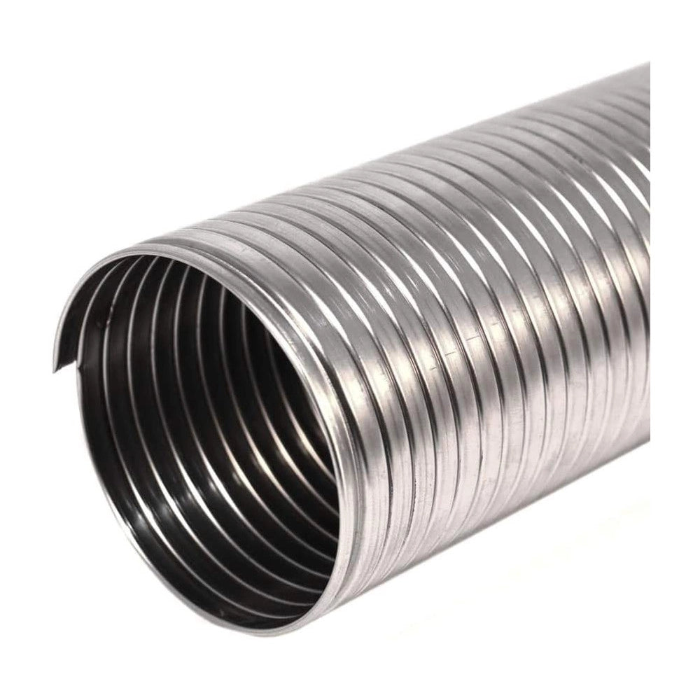 Tubo flessibile da 120 x 3000mm di acciaio inox aisi 316 spessore 10mm