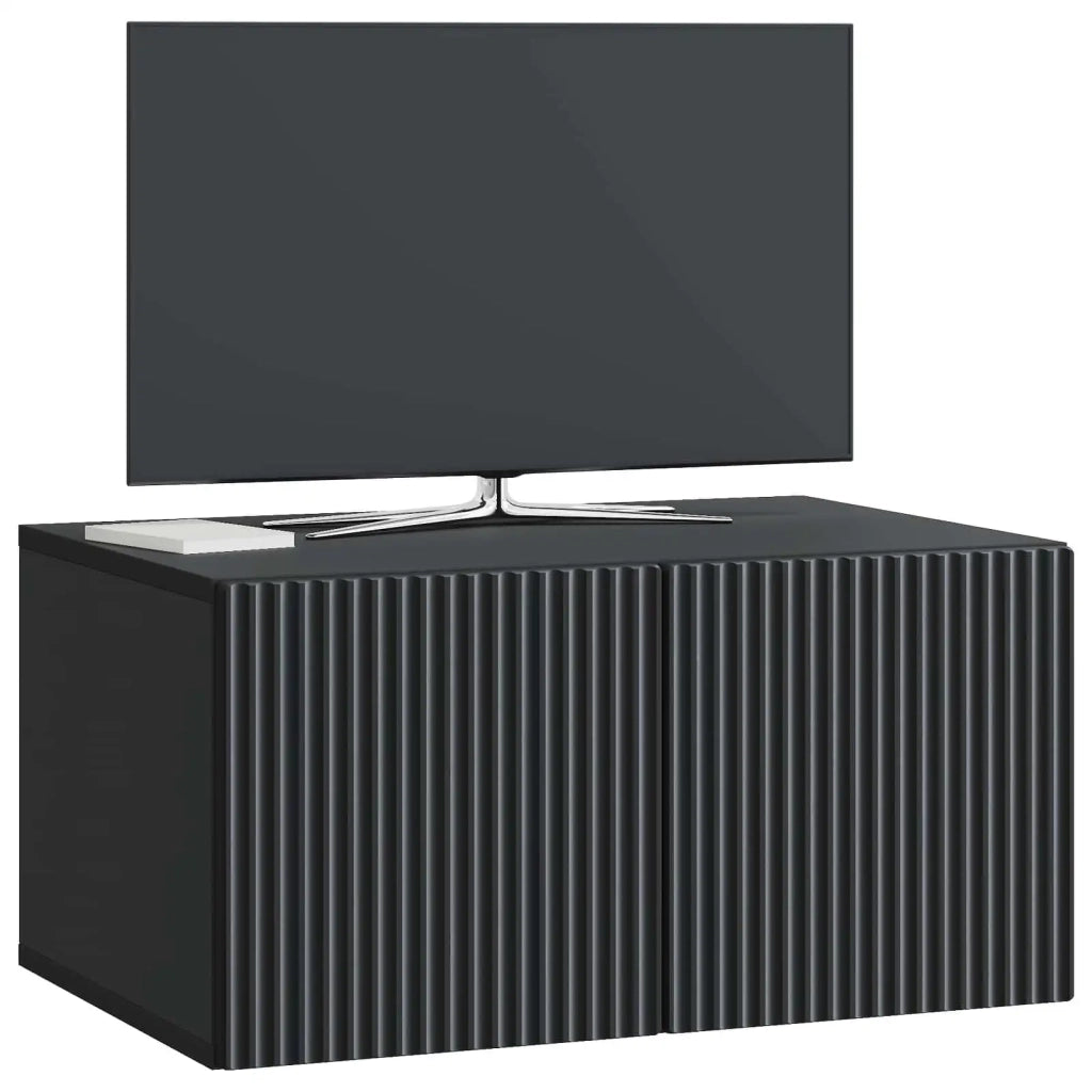 Mobile Porta TV da Muro Nero 59,5 x 41 x 30 cm 898506