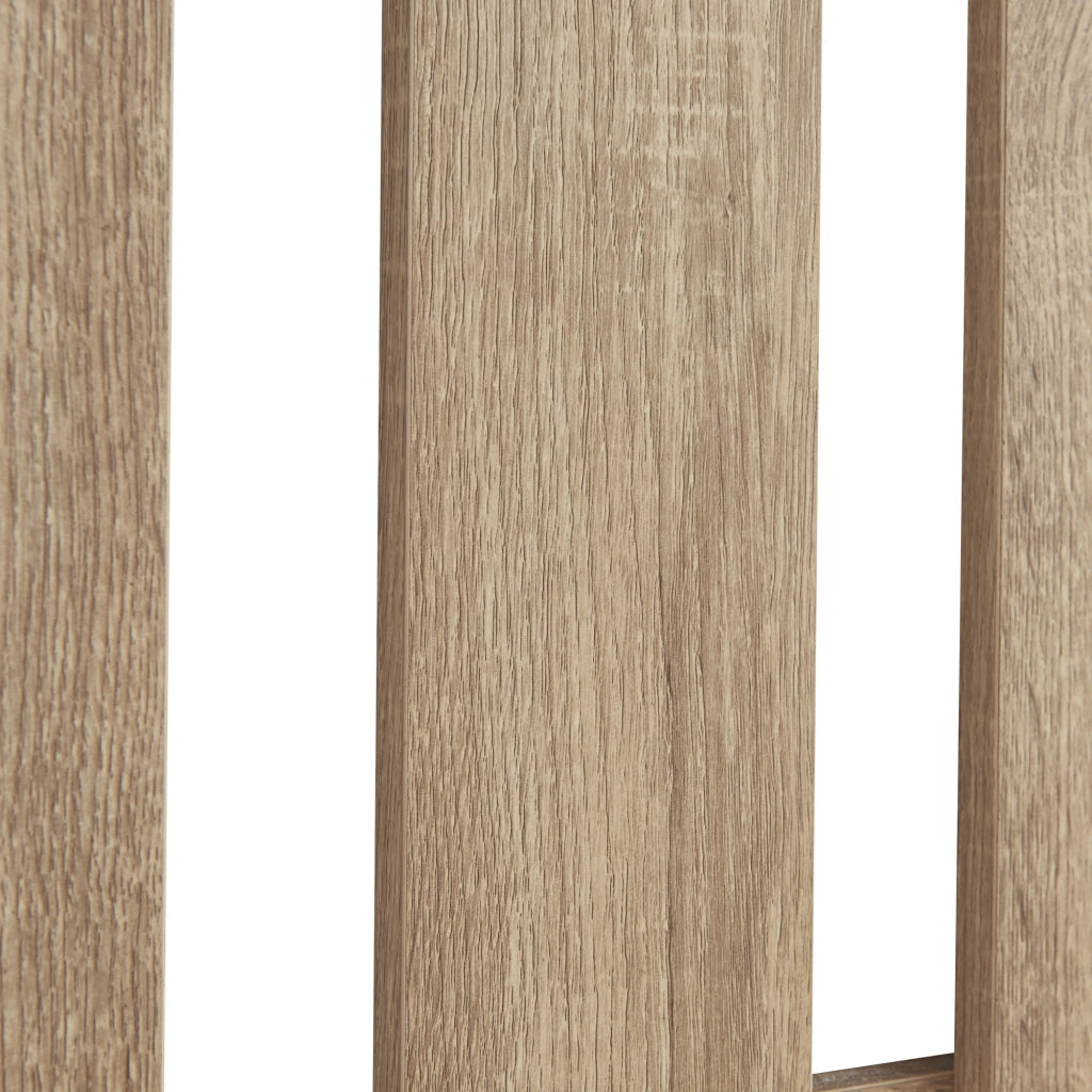 Appendiabiti da Muro Raseborg a 4 Pannelli per Ingresso 80 x 60 cm Effetto Rovere [en.casa]