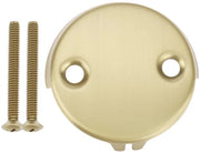 Piastra di scarico in acciaio inossidabile - Copertura decorativa - Compatibile con Delta RP31556CZ/RP293 - Viti - 3,1 x 1,9 x 0,5 pollici - Coperchio di scarico sovrapposto