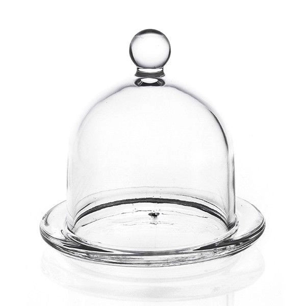 Campana Antipastiera in vetro basic trasparente 12,3 cm