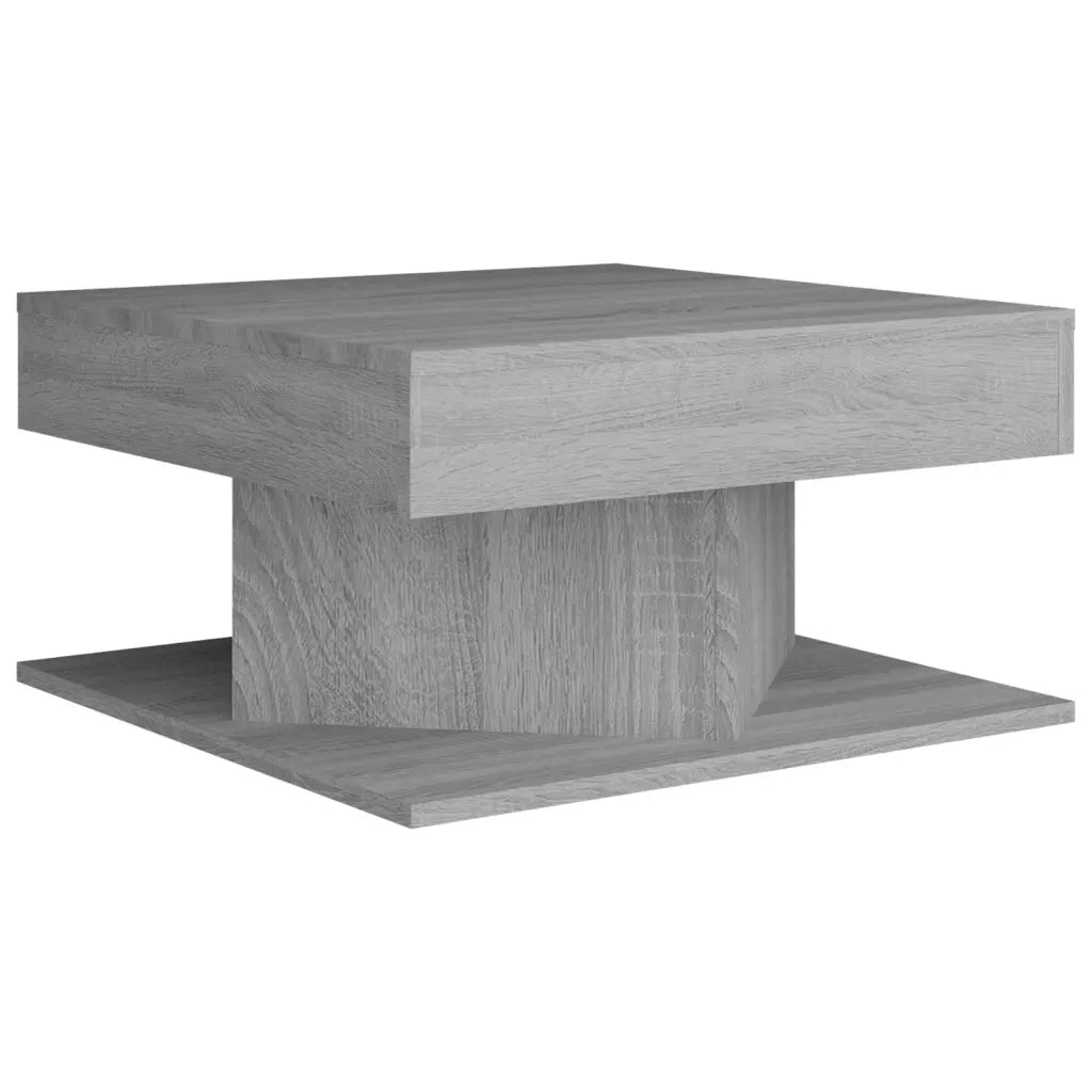 Tavolino da Salotto-Tavolino da soggiorno-Tavolo Grigio Sonoma 57x57x30 cm Legno Multistrato