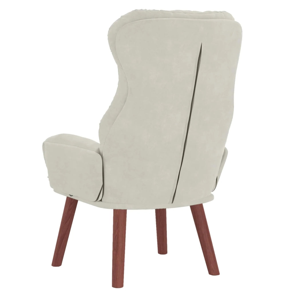 poltrona Crema 69 x 74 x 93 cm Velluto 42001895