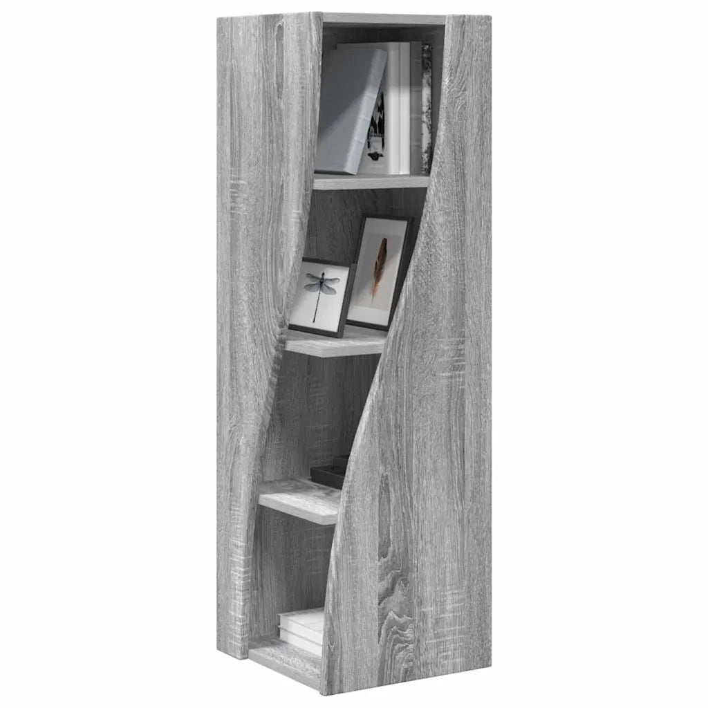 Mobile angolare Grigio Sonoma 32x32x102cm Legno multistrato 889861