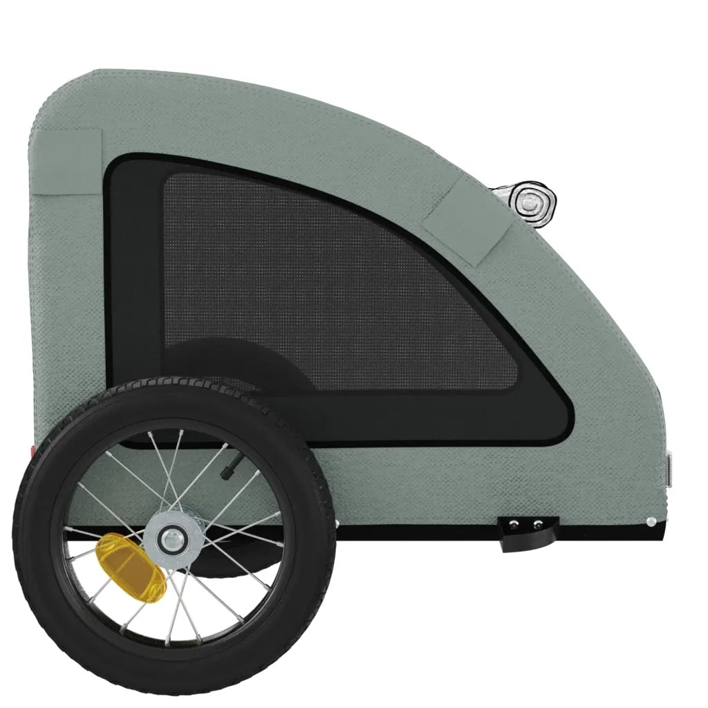 Rimorchio da Bici per Animali Grigio Oxford e Ferro CFW4672377