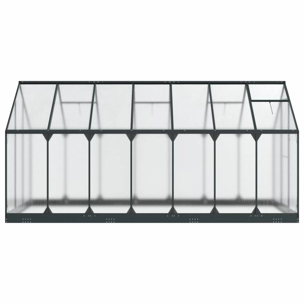 Serra da Giardino con porta Antracite 183,5 x 423,5 x 207 cm 3433045
