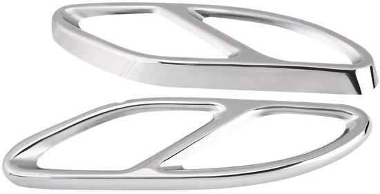 Sistema di scarico in acciaio inossidabile - Codice di coda - 1 coppia - Componente auto - Professionale - Duraturo - Emissione