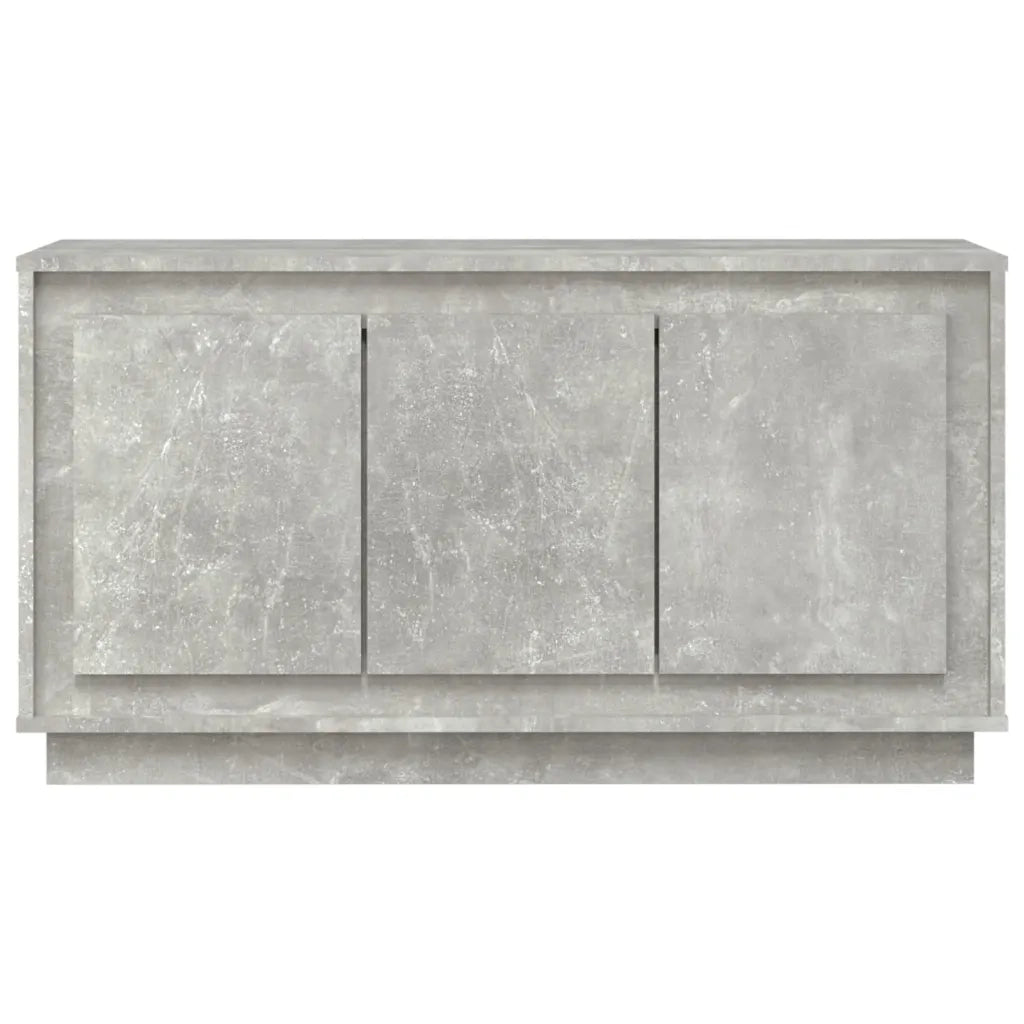 Credenza | Madia | Buffet da pranzo | Armadio da pranzo Grigio Cemento 102x35x55 cm in Legno Multistrato