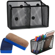 Set di 3 Ospedalieri Magnetici, Ospedaliero per Whiteboard con Spugna, Ospedaliero Magnetico, Contenitore di Stoccaggio Magnetico per Frigorifero Ospedaliero per Whiteboard