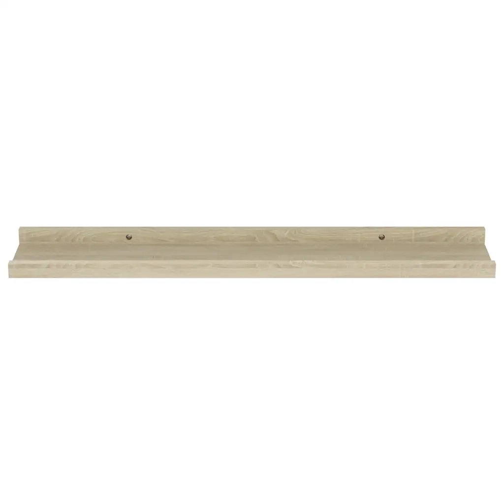 Mensole da Parete 4 pz Rovere Sonoma 60x9x3 cm 326685