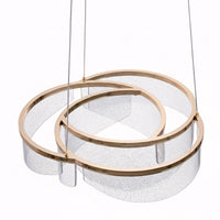 Lampada Da Soffitto Led G138-cp 50cm Gold