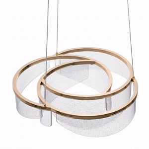 Lampada Da Soffitto Led G138-cp 50cm Gold