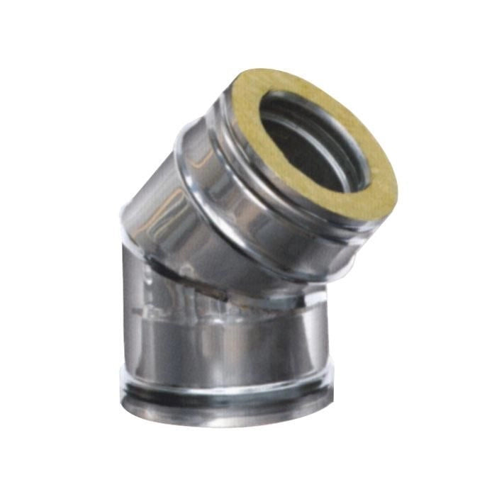 Maral Gomito Inox Settori 45^ 8-13 doppia parete