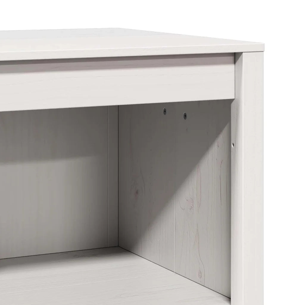 Mobile da cucina-Armadio da cucina Bianco caldo 106 x 55 x 92 cm Pino massello