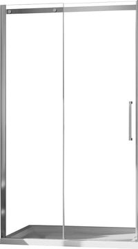 Porta Doccia 150 cm 1 Anta Scorrevole in Cristallo Trasparente 8mm H200 Fosterberg Horsens Sinistro