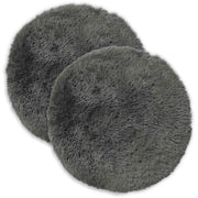 Federa 2 pcs HEERLEN Grigio Chiaro Ø 60 cm Fleece PV 923073