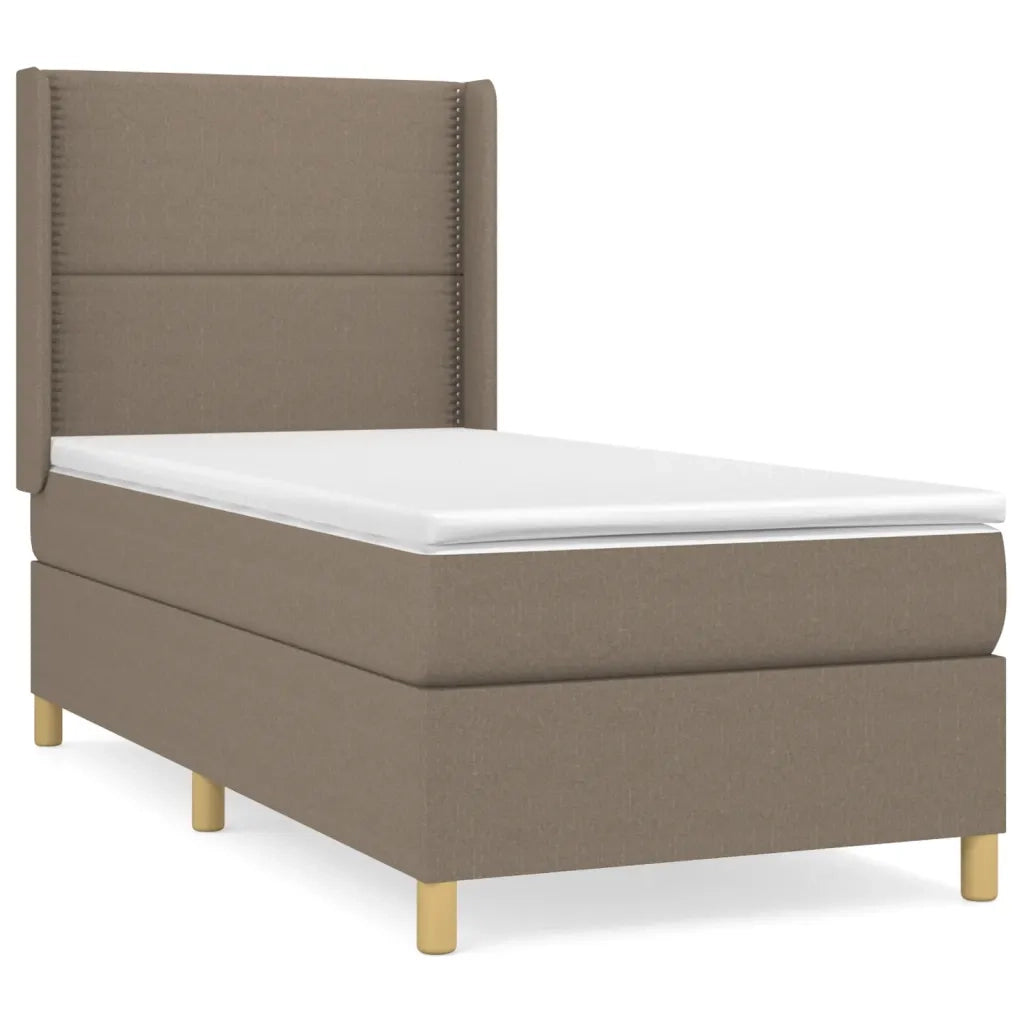 Giroletto a Molle con Materasso Tortora 90x190 cm in Tessutocod mxl 74641