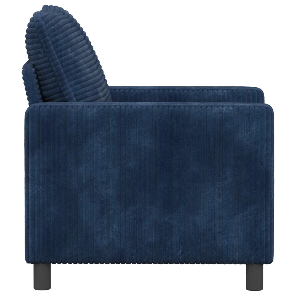 Divano Blu navy 76 x 81 x 87,5 cm Poliestere 42028786