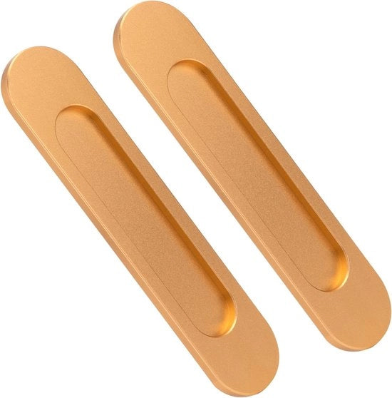 Maniglie Premium per Finestre a Soffitto Autoadesive 18 cm - Lega di Alluminio - Maniglia per Finestre - Maniglie per Manubri - Senza Foratura - Per Porte di Cucina - Per Finestre - Per Porte di Cassetta - 2 Pezzi - Finestra Gialla
