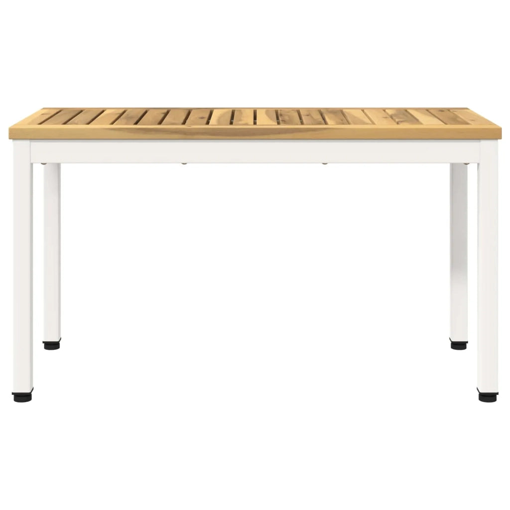 Panchina da giardino 80,5 x 35 x 45 cm Legno di Acacia Massello 901747