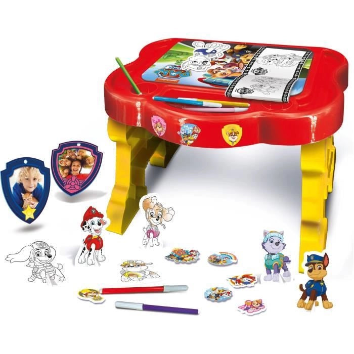 Scrivania creativa - Paw Patrol - gioca e colora i personaggi dei Paw Patrol - LISCIANI