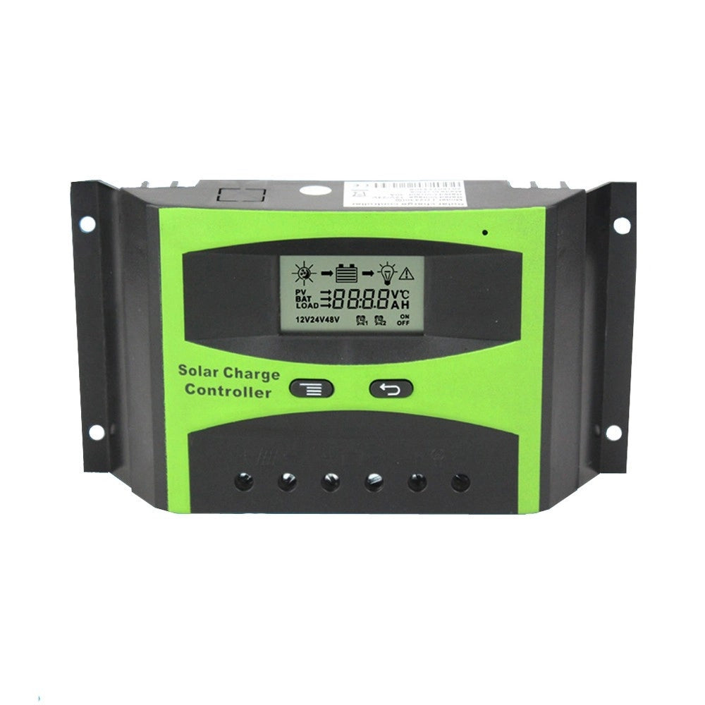 Trade Shop - Regolatore Di Carica Per Pannello Solare 12v 24v 10 20 30 40a Ampere Controller -