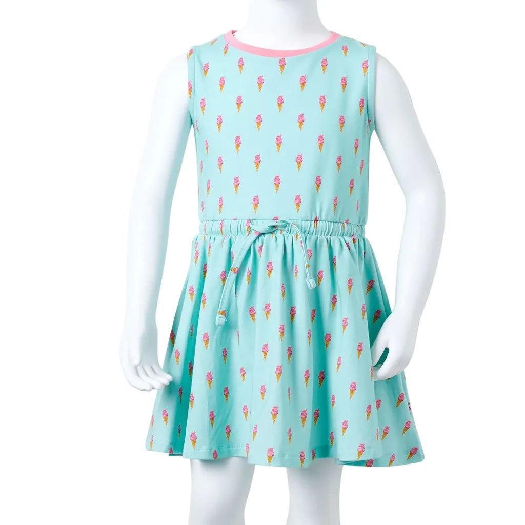 Abito da Bambina con Coulisse Menta Chiaro 104 CFW5087763