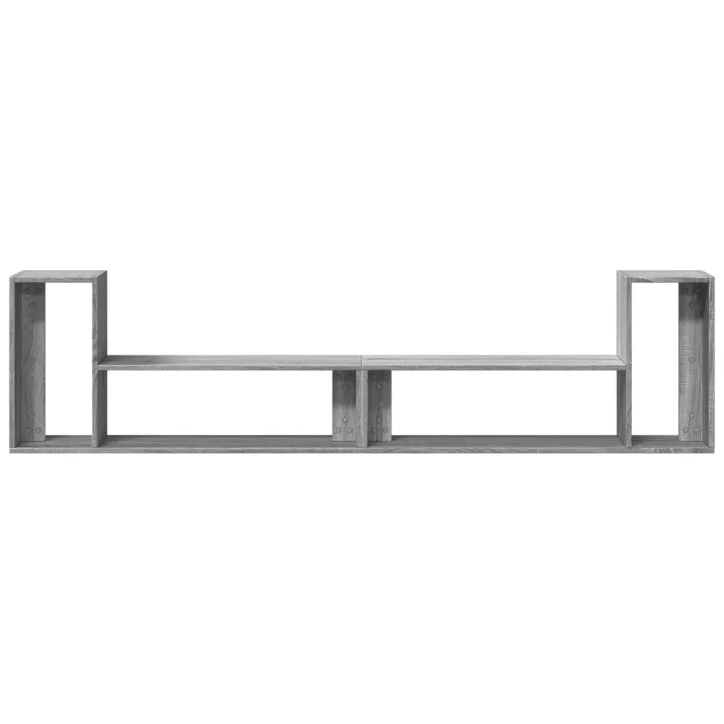 Mobili TV 2 pz Grigio Sonoma 100x30x50 cm in Legno Multistrato 840798