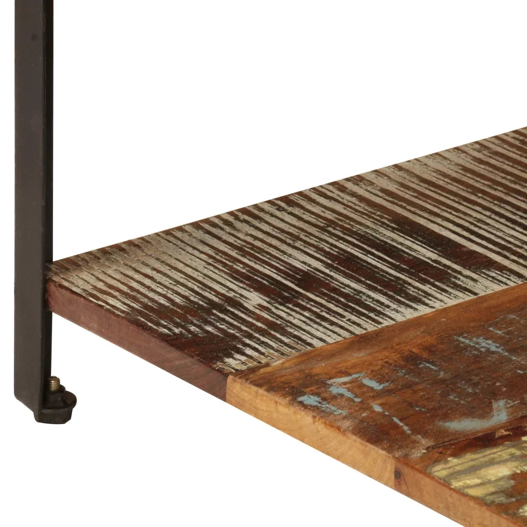 Tavolino da salotto | Tavolino da caff¨¨ | Tavolino da Soggiorno con Mensola 100x60x35 cm Massello di Recupero