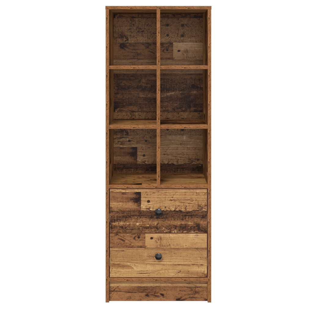 UnitÃ  di Scaffalatura Marrone Legno Vecchio Truciolare Media