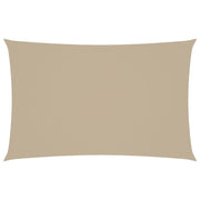 Parasole a Vela Oxford Rettangolare 4x7 m Beige
