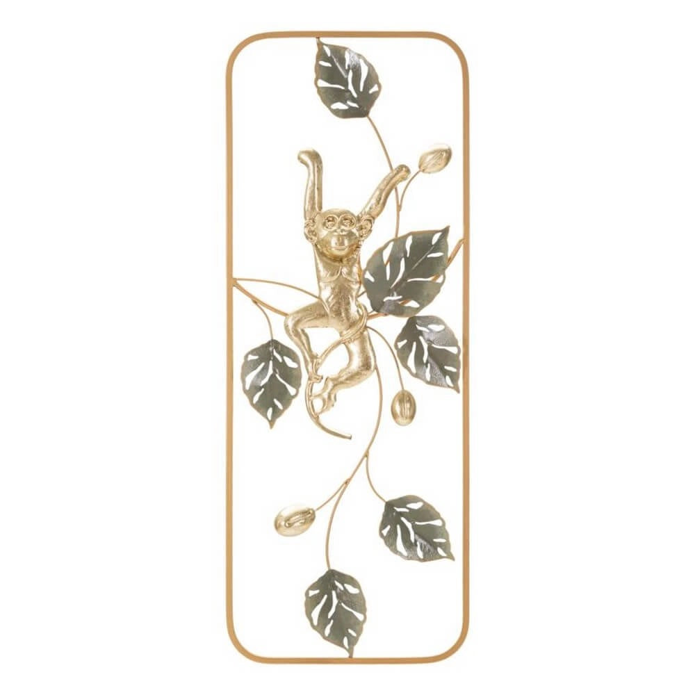Decorazione Parete Ferro Scimmia cm 28,6X3,8X74,3 - MONKEY