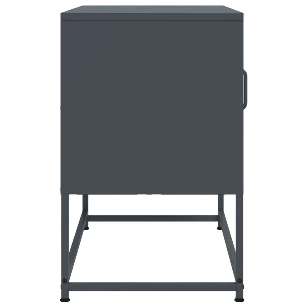 Mobile TV multimediale mensola TV credenza TV sala da pranzo soggiorno camera da letto rosa 100,5 x 39 x 60,5 cm acciaio rosa 02_0028286