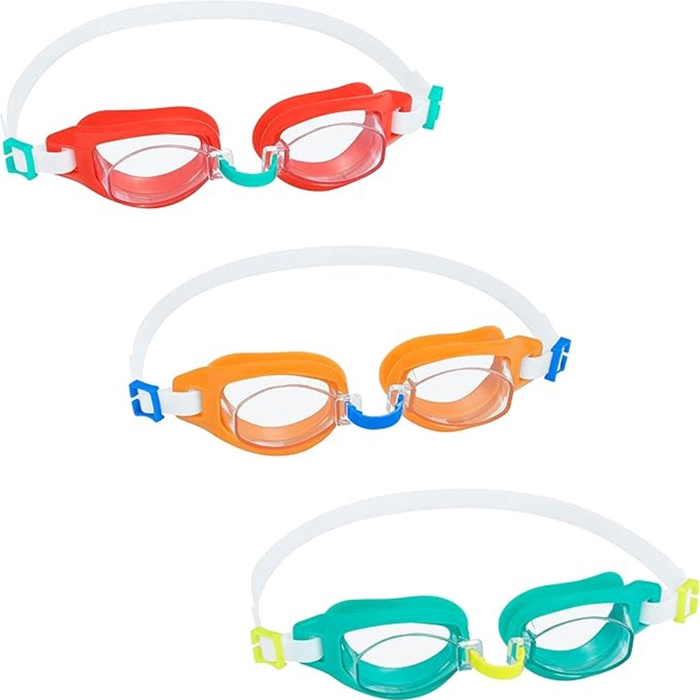 Trade Shop - Occhialini Nuoto Mare Piscina Per Bambini 7-14 Anni Antiappannamento Colori Assortiti 21049 -