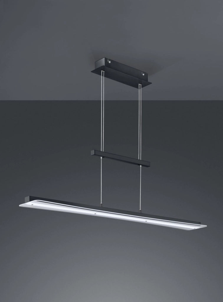 SMASH SOSPENSIONE LED 18W 1980lm, 3000+4000+5000+6500K CON BILANCIERE TOUCH DIMMER L. 100CM