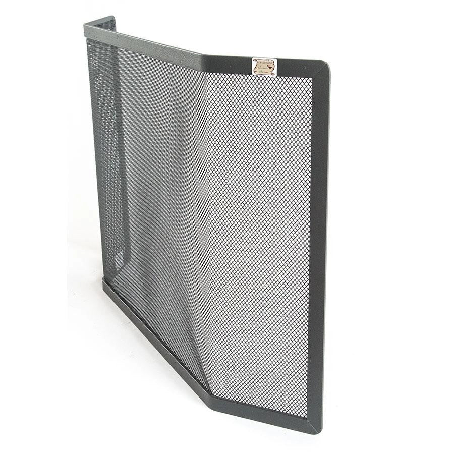SCHERMI PARASCINTILLE JONATHAN IN FERRO BATTUO SEMICURVO CM. 85X9,5X46
