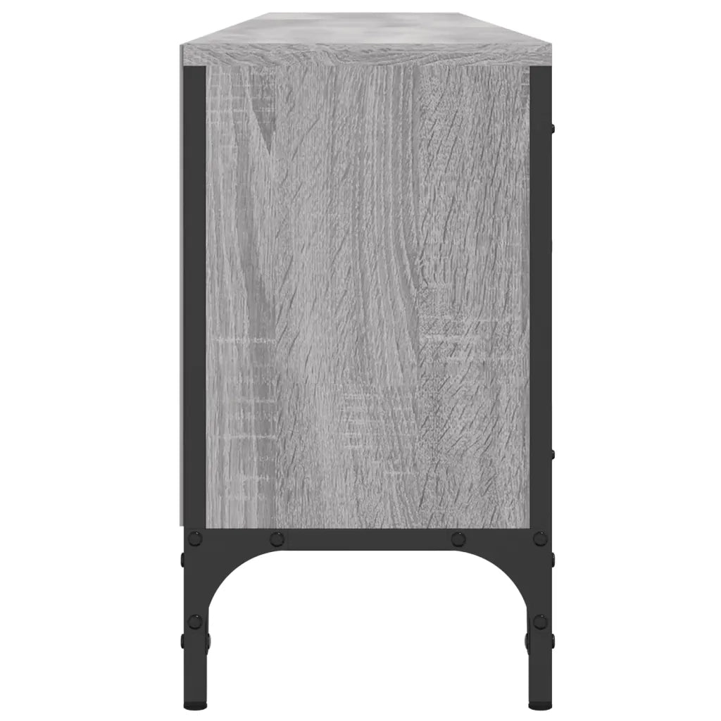 Mobile TV Cassetto Grigio Sonoma 200x25x44 cm Legno Multistrato 838991