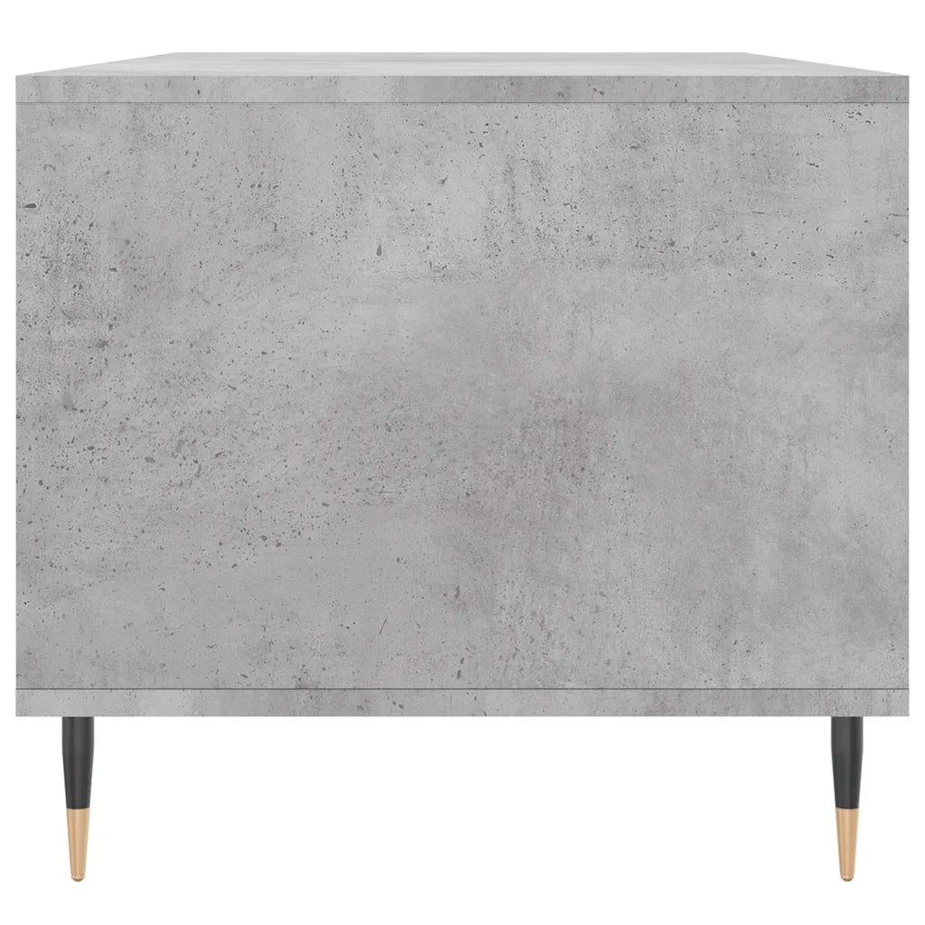 Tavolino salotto | Tavolino da caff¨¨ | Tavolino da Soggiorno Grigio Cemento 90x49x45 cm Legno Multistrato