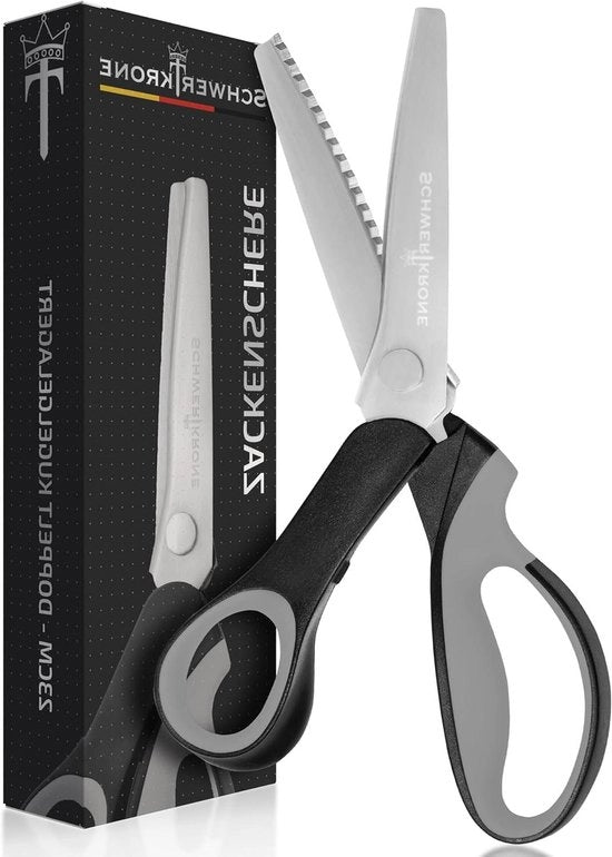 Scissorizzagge per tessuti - acciaio inossidabile maniglie ergonomiche - versatile per fai da te stesso e tessili