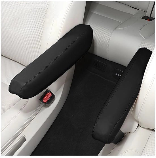 Accessori per sedili - 2 pezzi - Universale - Nero - Copertura di console centrale - Armrest - Tessuto microfibra
