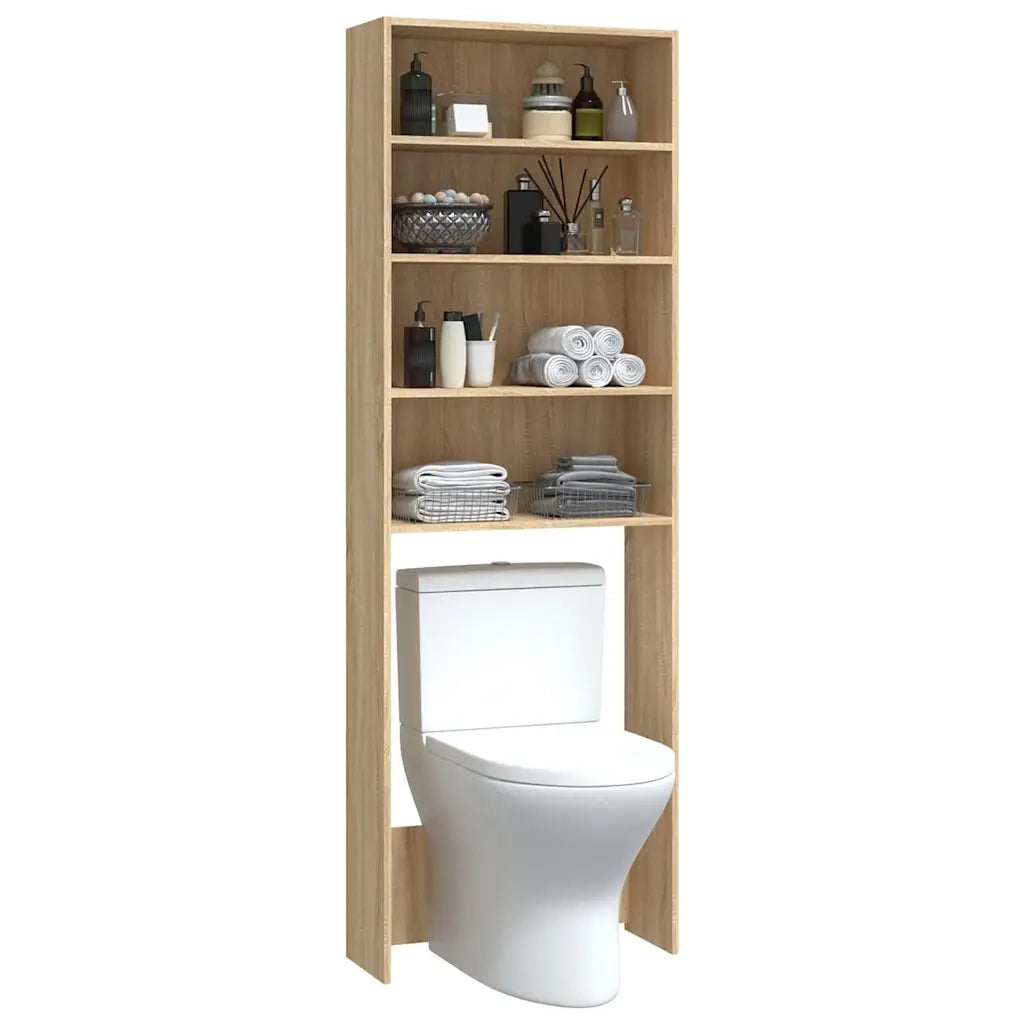 Mobile per Lavatrice Rovere Sonoma 64x24x190 cm CFW9158234